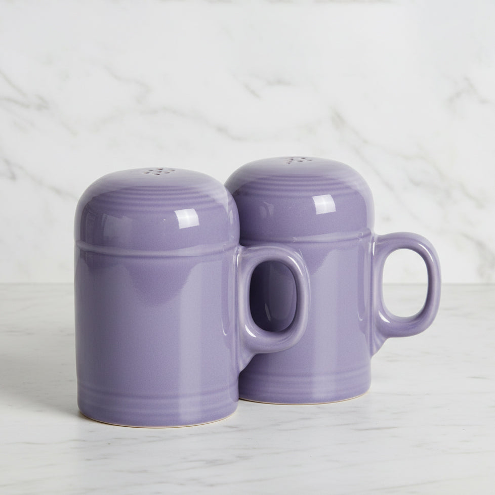 Lavender 4 5/8 Inch Rangetop Large Salt and Pepper Shaker Set - Image 2