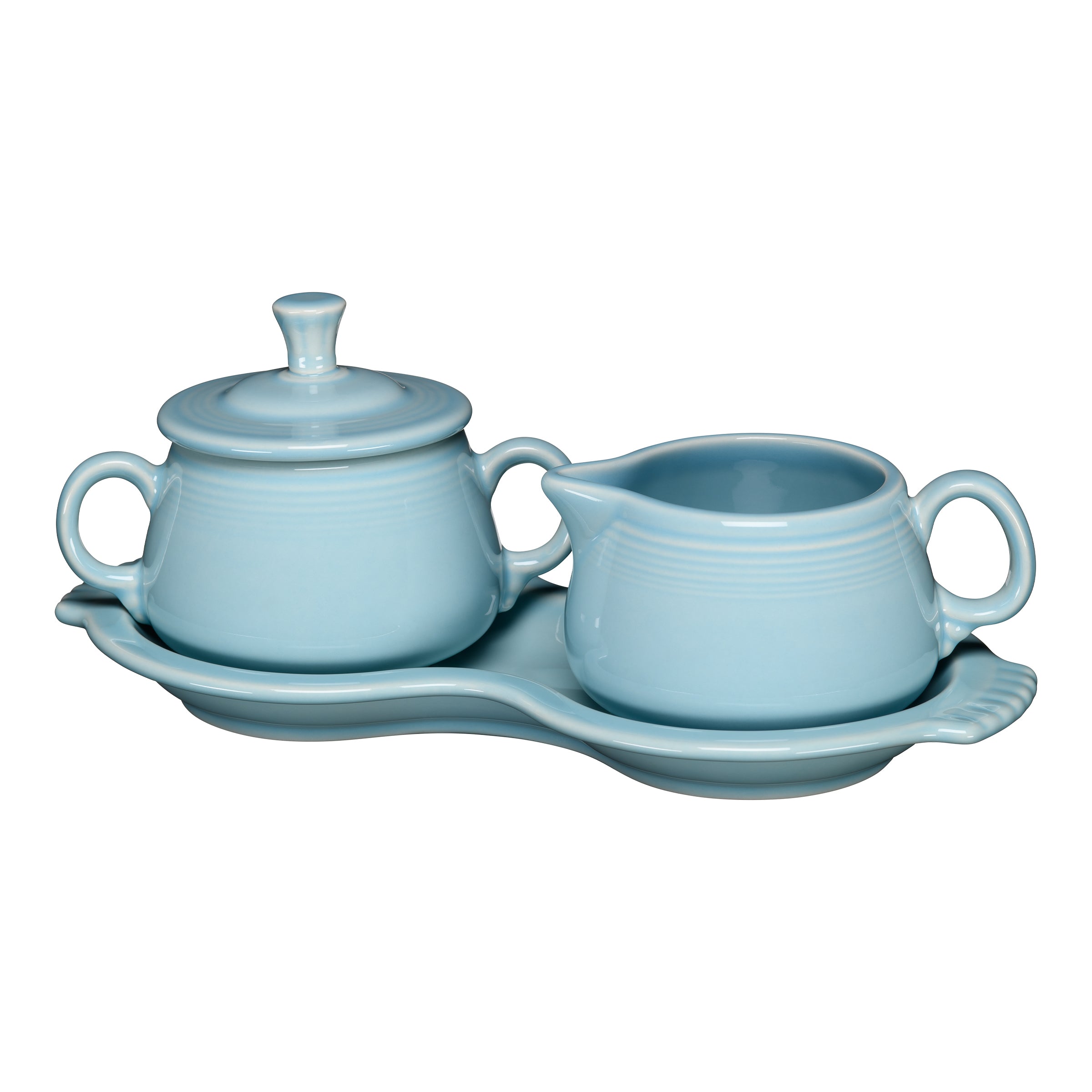 Retired 4-Piece Sugar Bowl and Creamer Set with Tray