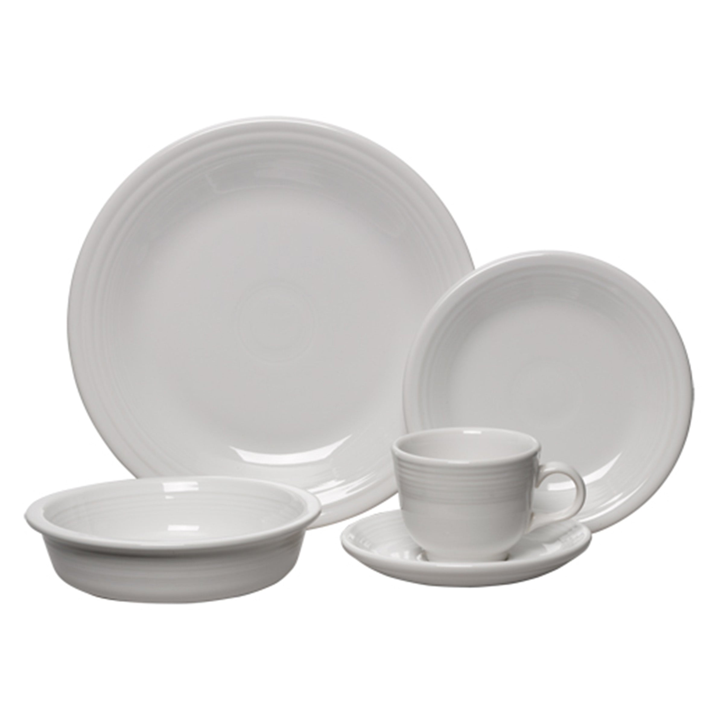 Retired Classic Rim 5-Piece Dinnerware Set. Service for 1 - Image 10