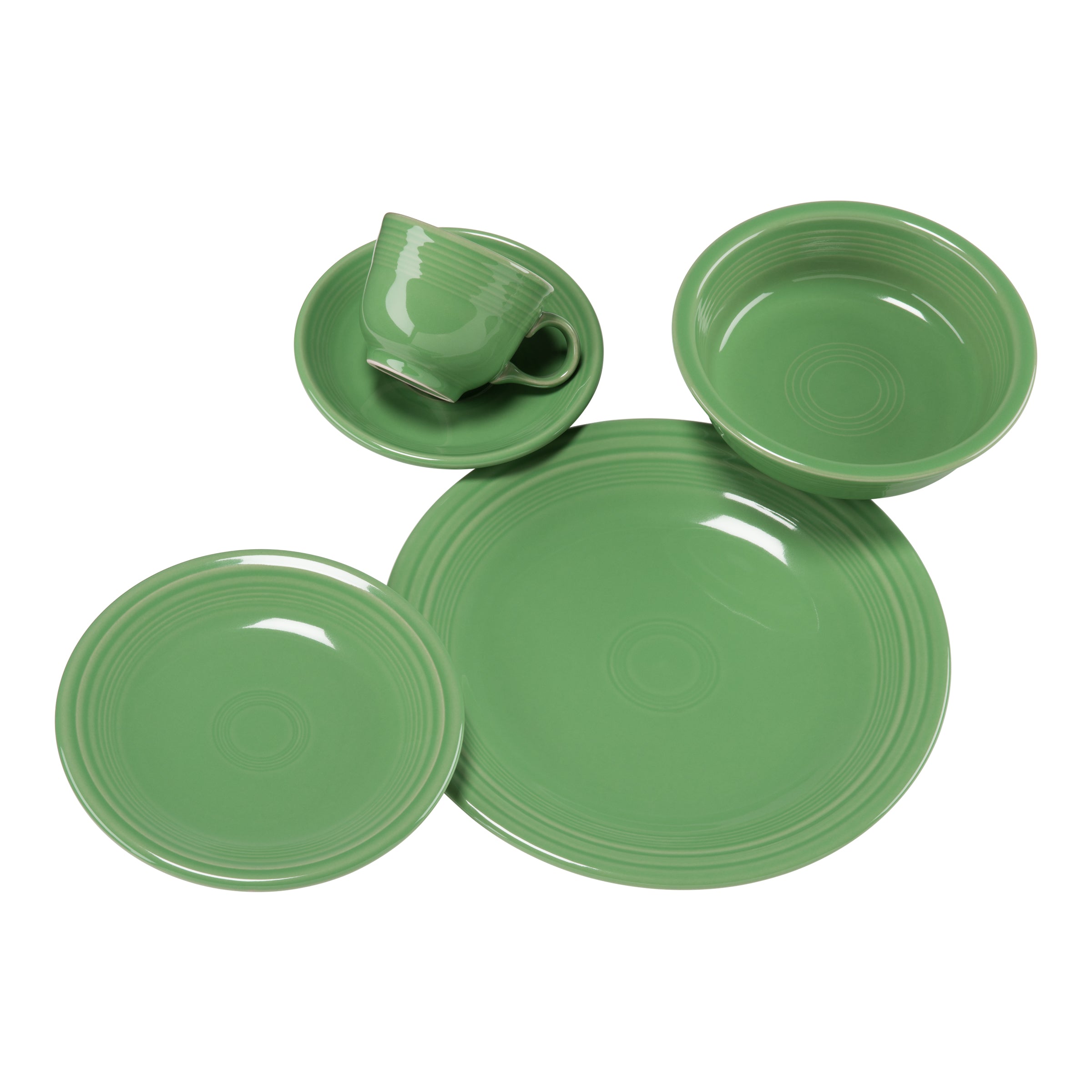 Retired Classic Rim 5-Piece Dinnerware Set. Service for 1 - Image 12