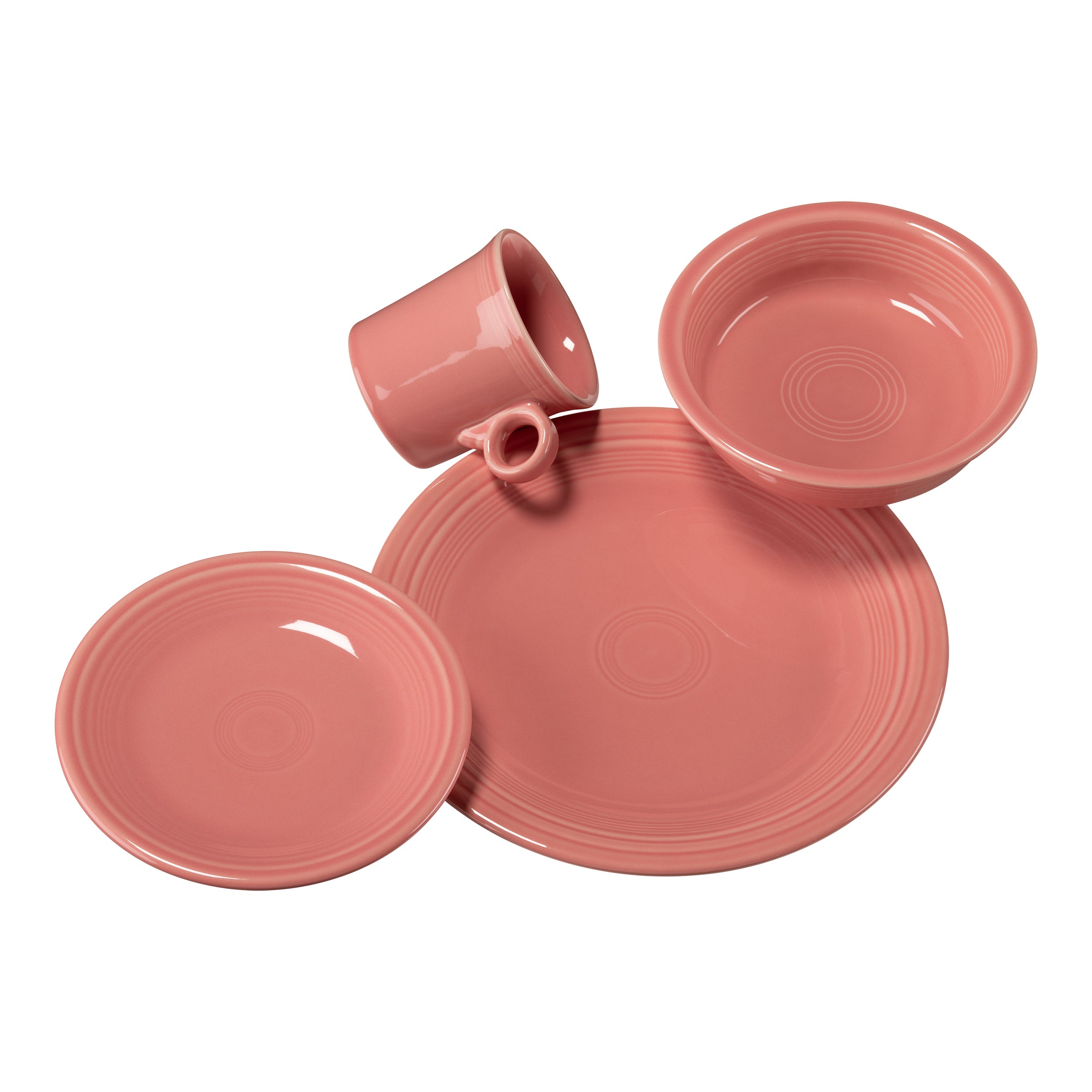 Classic Rim 4-Piece Dinnerware Set. Service for 1 - Image 12