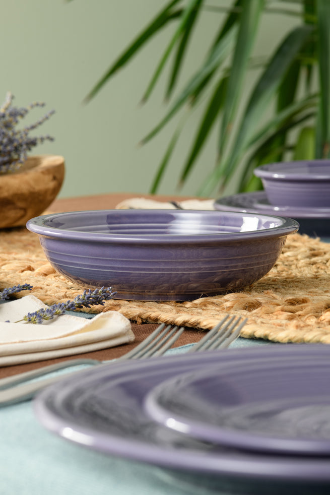 Lavender Classic Rim 8 3/8 Inch Pasta Bowl 34 OZ - Image 2