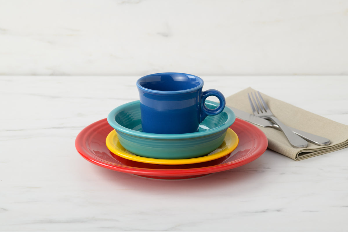 Classic Rim 4-Piece Dinnerware Set. Service for 1 - Image 2