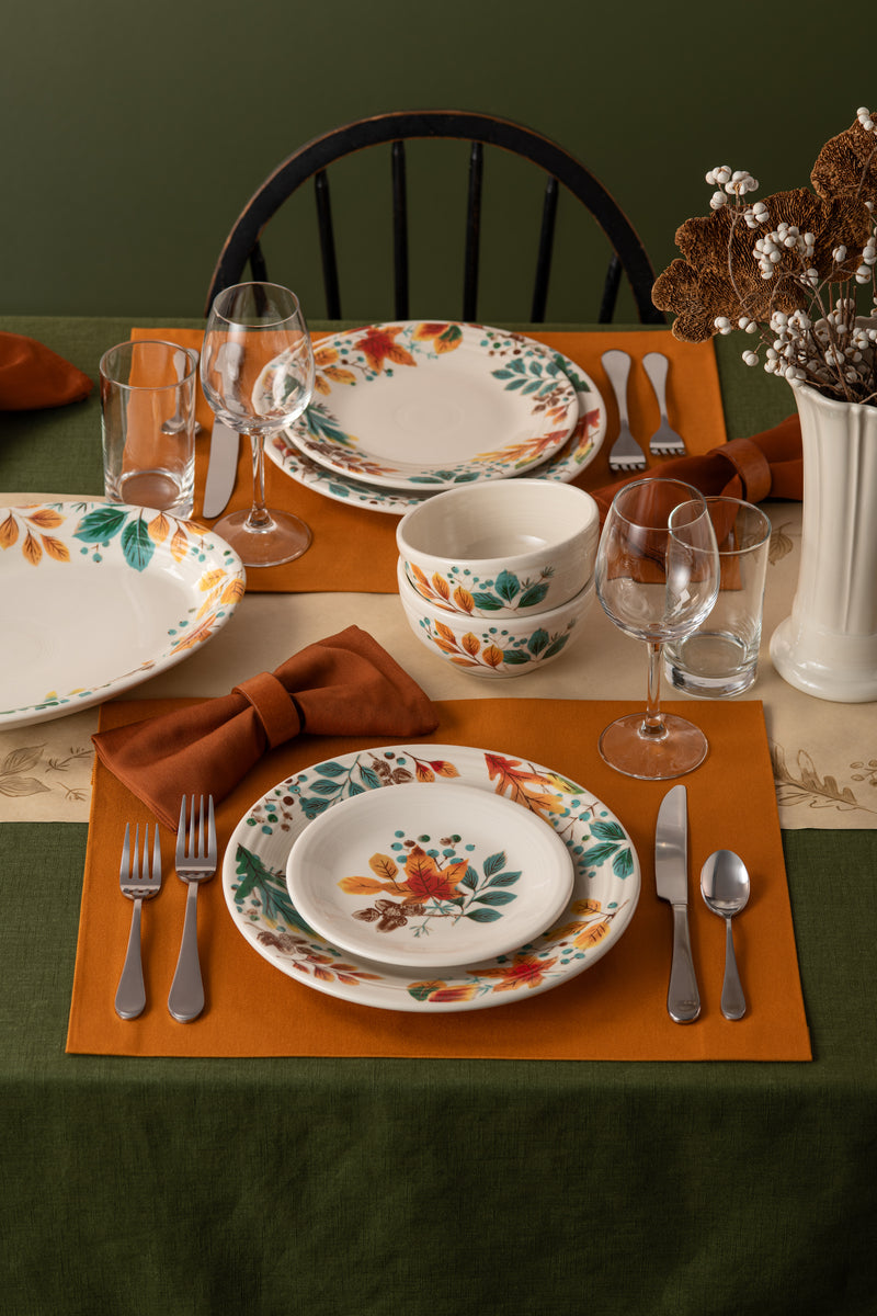 Autumn Fields 13 5/8 Inch Large Oval Serving Platter - Image 3