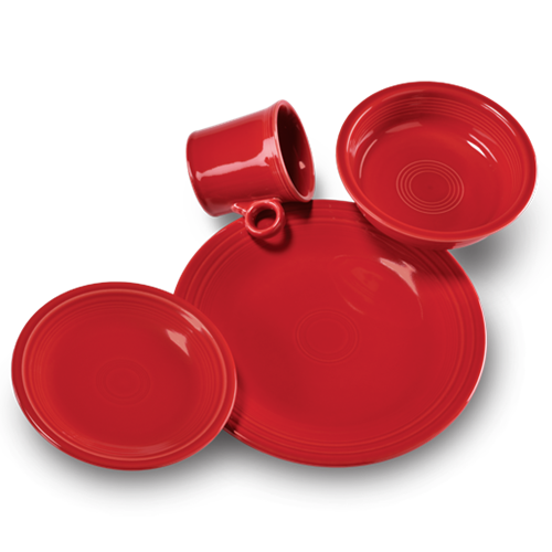 Classic Rim 4-Piece Dinnerware Set. Service for 1 - Image 7