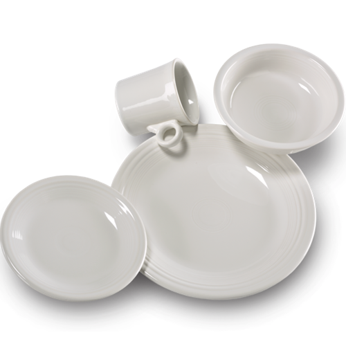 Classic Rim 4-Piece Dinnerware Set. Service for 1 - Image 8