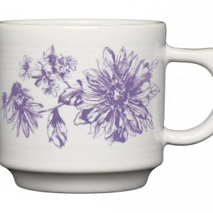 Botanical Floral Lavender 16oz Stackable Mug