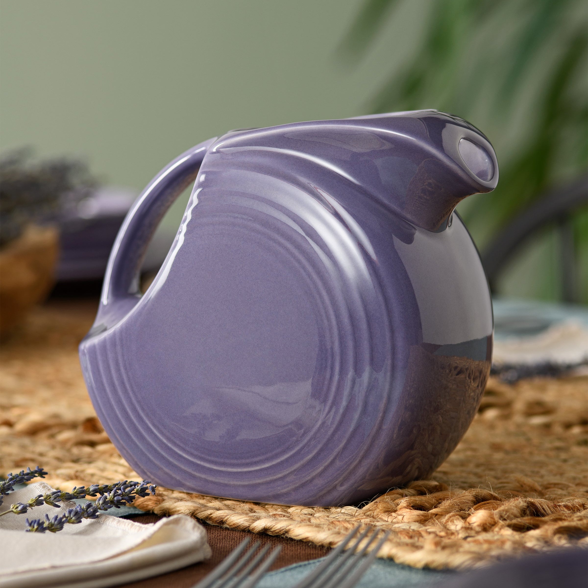 Lavender 67 OZ Large Disk Pitcher - Image 3