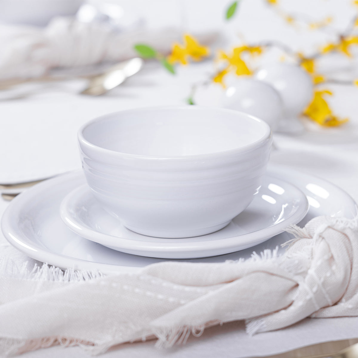 Bistro Coupe 12-Piece Dinnerware Set. Service for 4 - Image 3