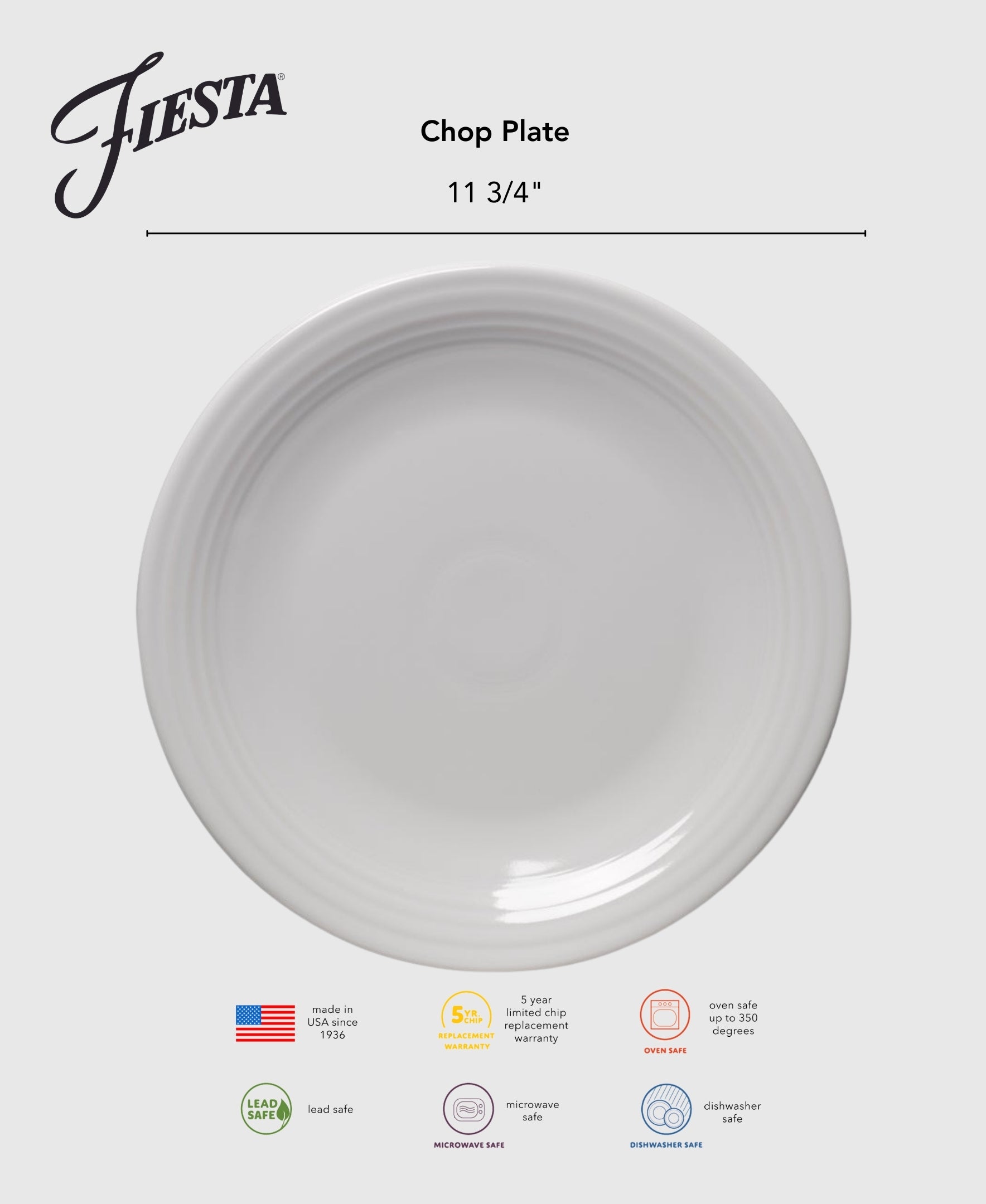 Chop Plate 11 3/4 Inch - Image 2