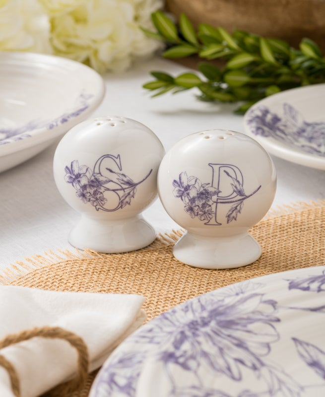 Botanical Floral Lavender 2 5/8 Inch Salt and Pepper Shaker Set - Image 2