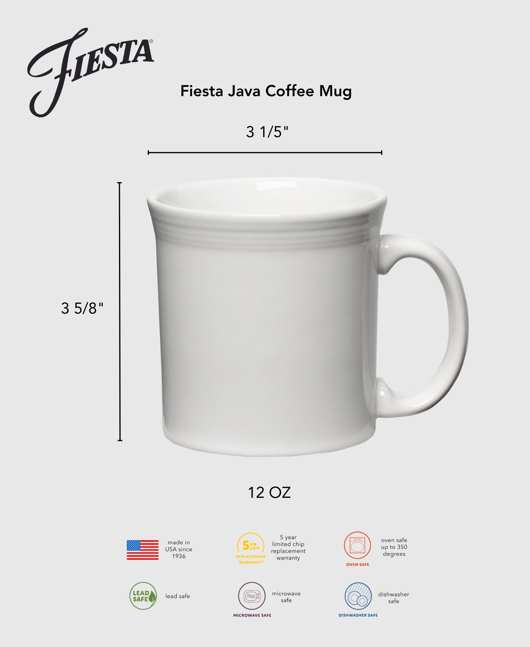 Lavender 12 OZ Java Coffee Mug - Image 4