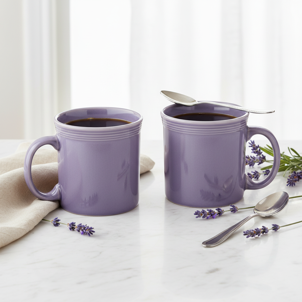 Lavender 12 OZ Java Coffee Mug - Image 3