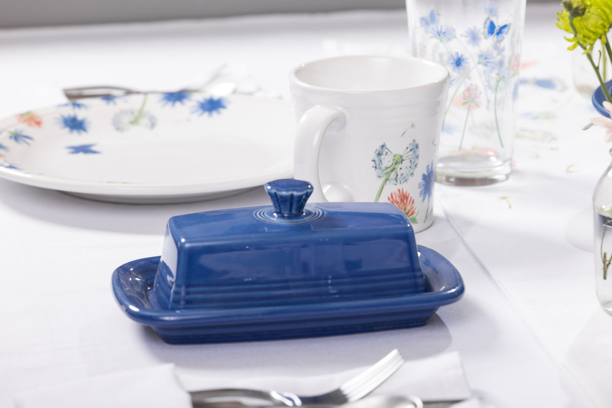 Extra Large Covered Butter Dish 8 1/8 Inch x 5 1/8 Inch - Image 2