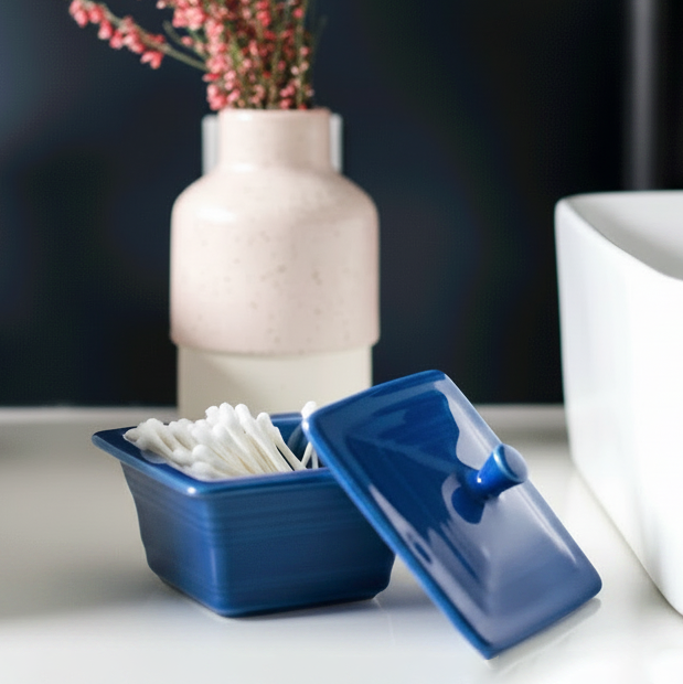 Retired Fiesta Covered Box 4 5/8 Inch x 3 3/4 Inch - Image 11