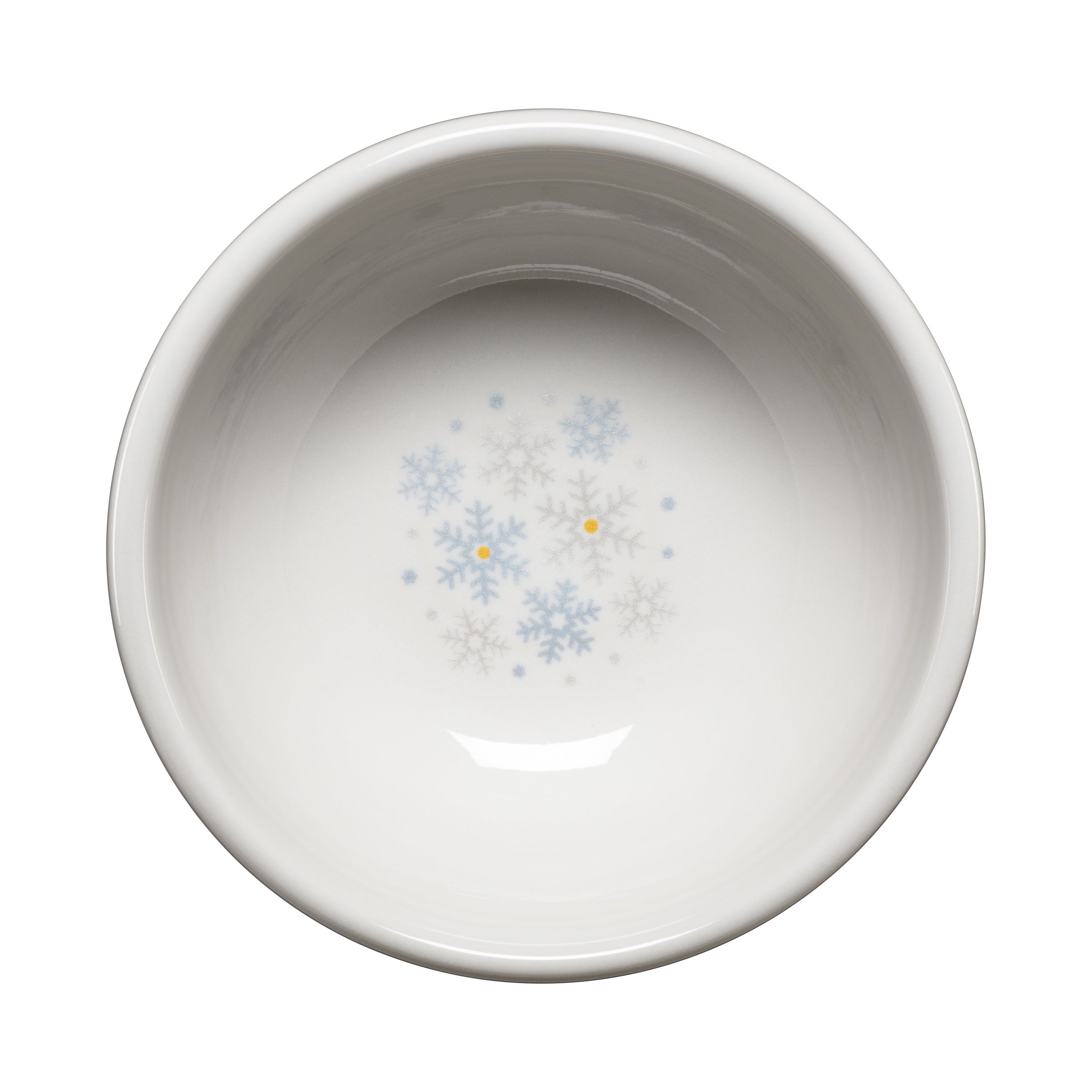 White Snowflakes 3 3/4 Inch Mini Bowl 5 OZ - Image 2