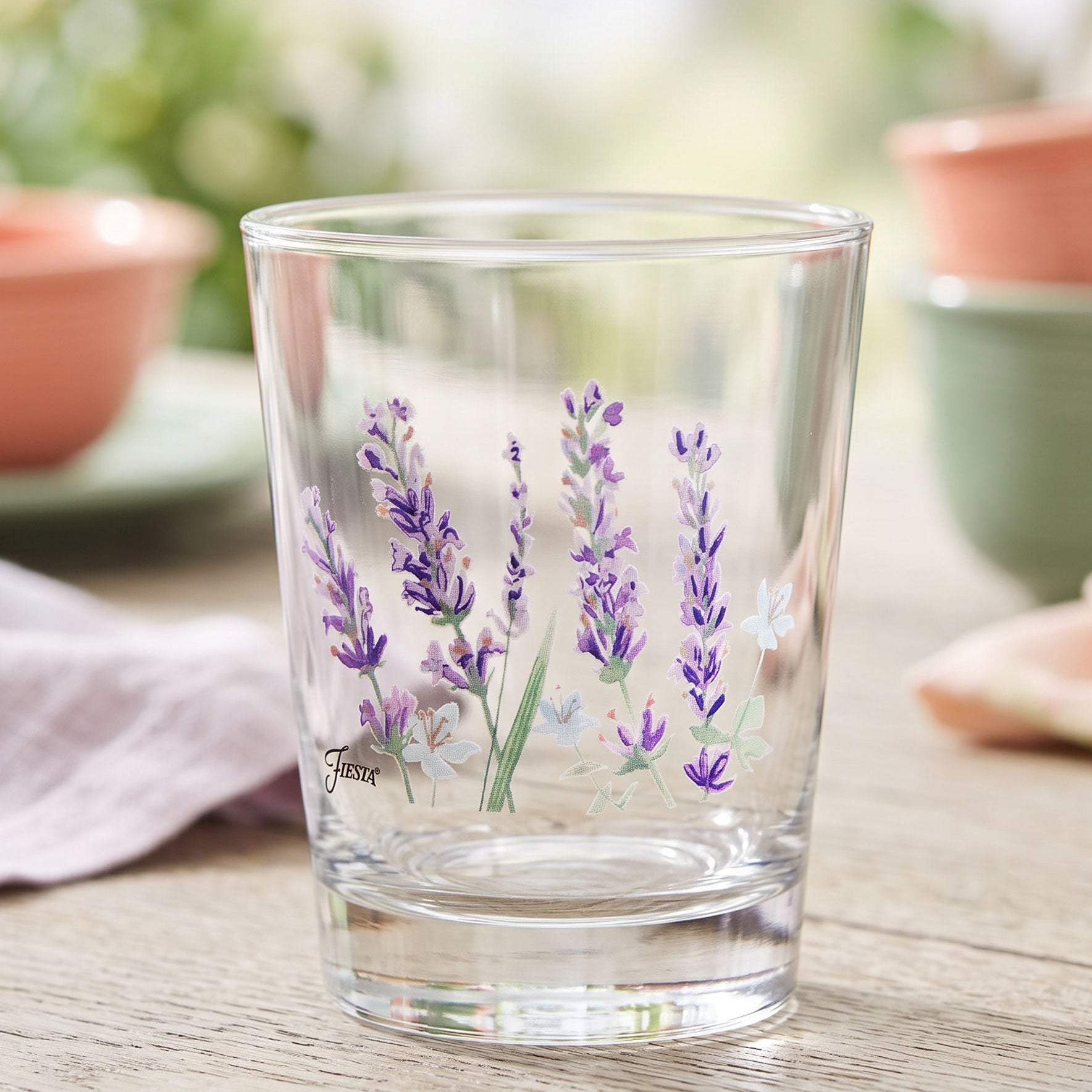 Fiesta Lavender Bloom 15 oz. Tapered Double Old Fashion - Set of 4 - Image 3