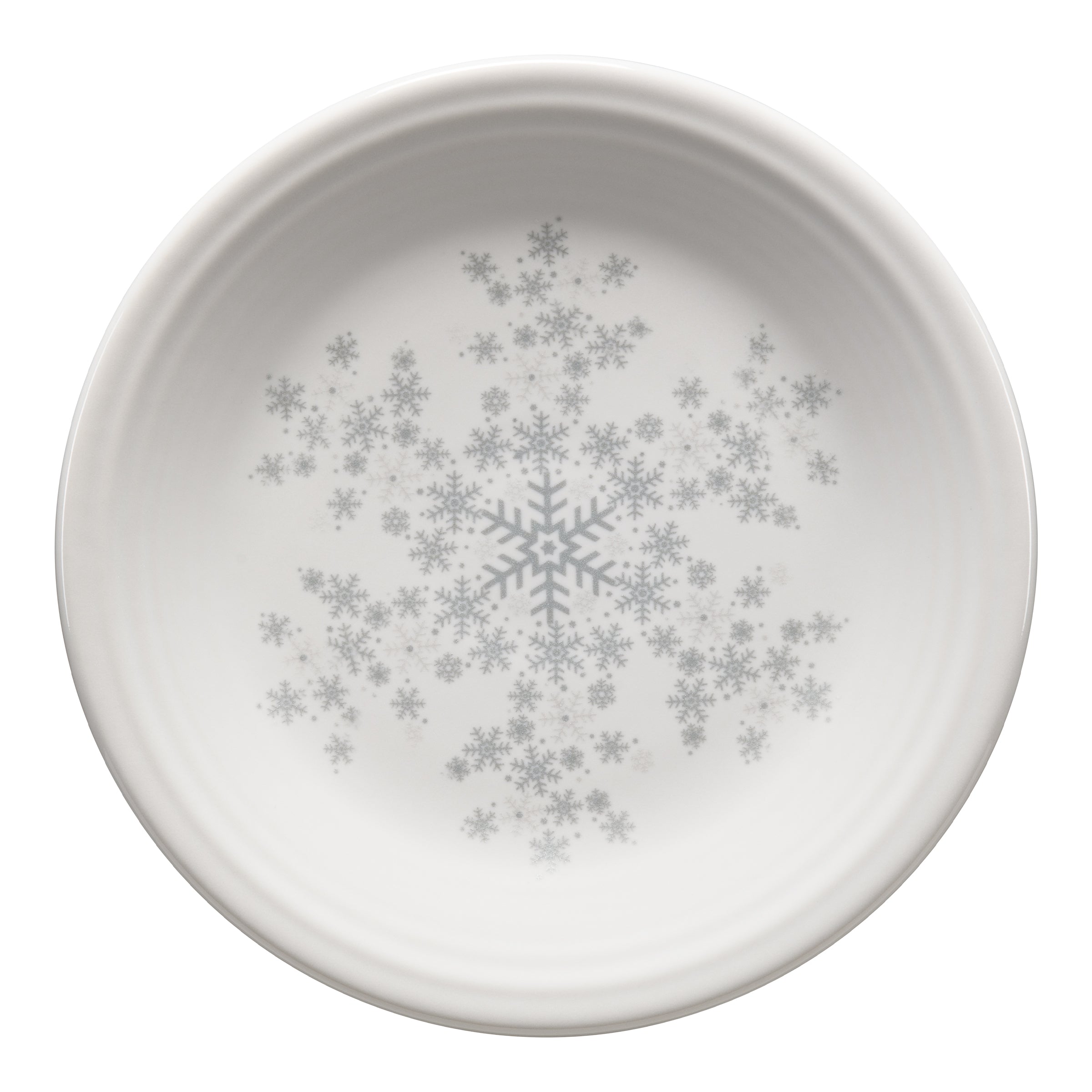 White Snowflake Classic Rim 7 1/4 Inch Salad Plate